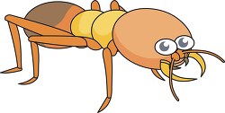 termite isoptera insect cartoon clipart