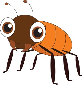 Termite with big eyes Insect Clipart