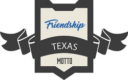 texas state motto clipart image