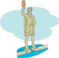 the colossus of rhodes clipart
