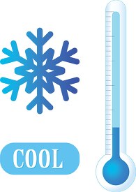 thermometer cold temp clipart