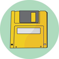 three and half inch floppy disk clipart