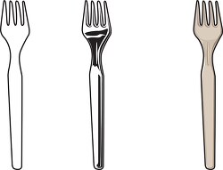 three forks clipart