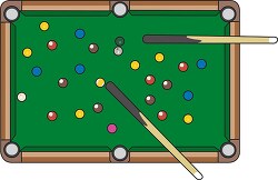 top view of pool table clipart