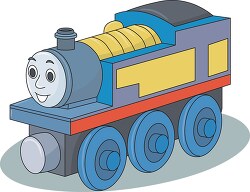 Toy Wood Train Clipart