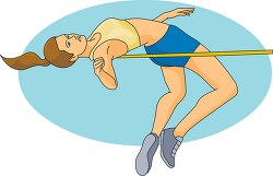 track and field high jump clipart