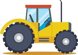 tractor used in agriculture clipart