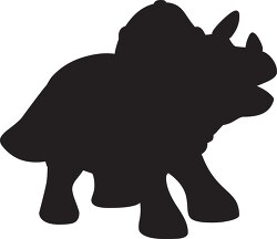 triceratop dinosaur cartoon clipart