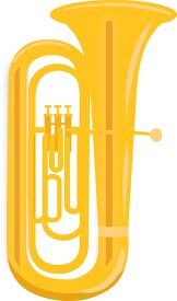 tuba large musical instrument clipart