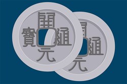 two tangcoin blue background