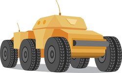 unmanned combat robotic military vehicles clipart