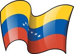 Venezuela wavy country flag maker 2a