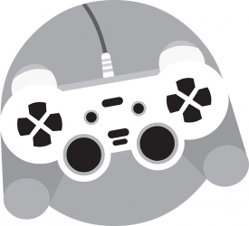 video game remote color gray