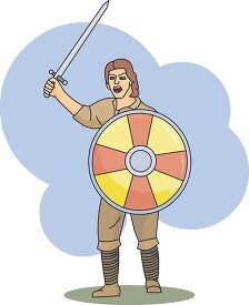 viking sword shield 116