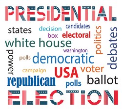 voting election word wall clipart