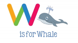w whale animated alphabet