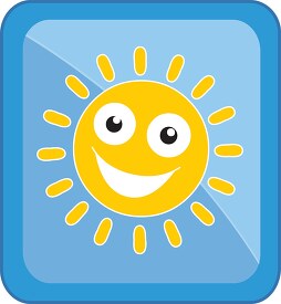 weather icons happy sun