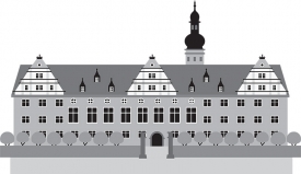 weikersheim palace castle germany gray color