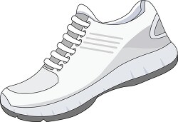 white tennis shoe image clipart