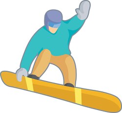 winter sports snow boarding clipart