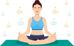 woman preparing for yoga Meditation for health benefits for body