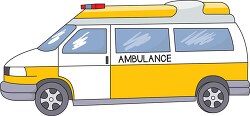yellow emergency vehicle clipart