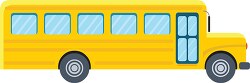 yellow school bus transportation clipart