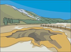 yellow stone national park clipart