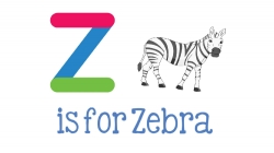 z zebra animated alphabet