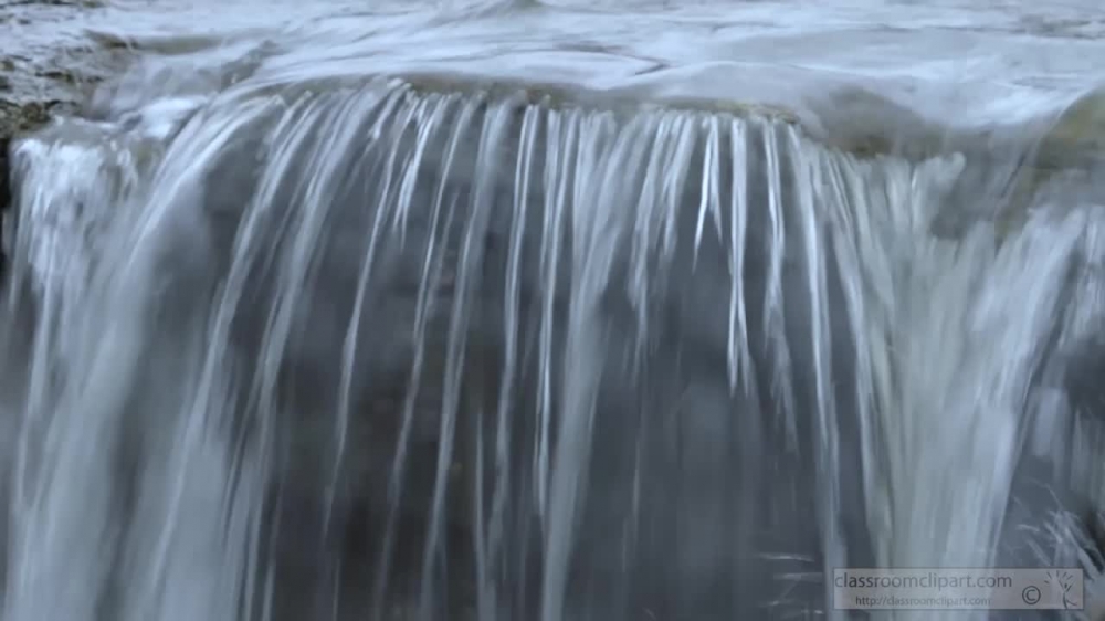 close up video of water moving over rocks in river