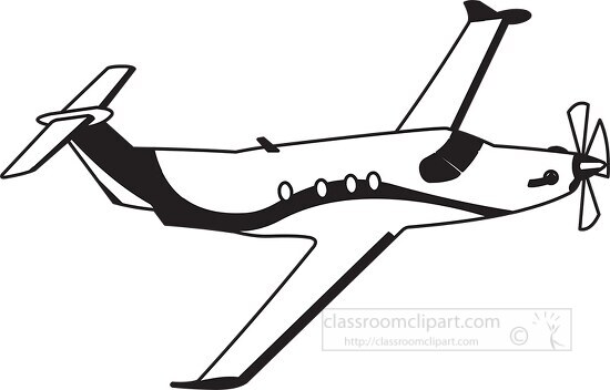 145 aircraft black white outline clipart