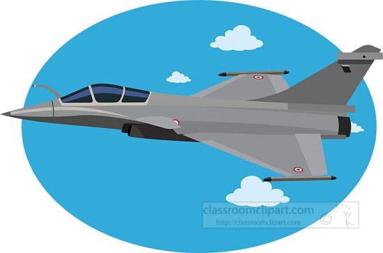 aircraft Dassault Rafale clipart