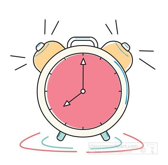 alarm clock clipart