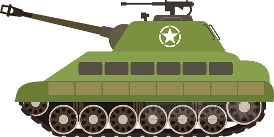 american battle tank military clipart