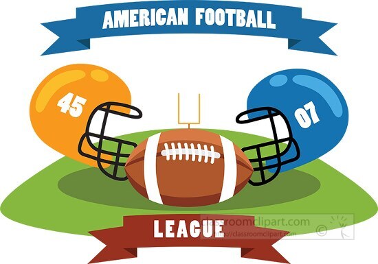 american football clipart