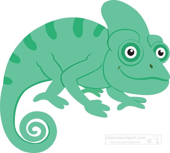 amphibian chameleon clipart