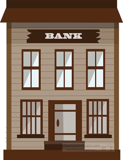 an old western style bank building