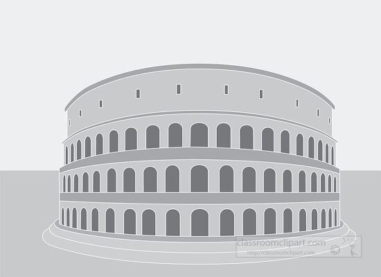 ancient rome coliseum gray