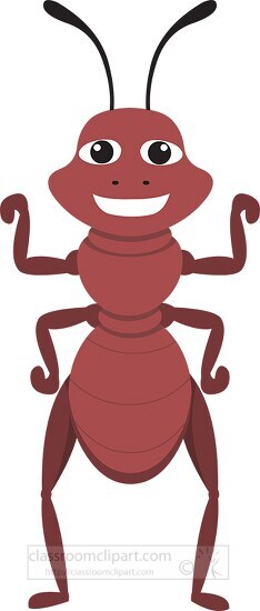 ant character insect clipart