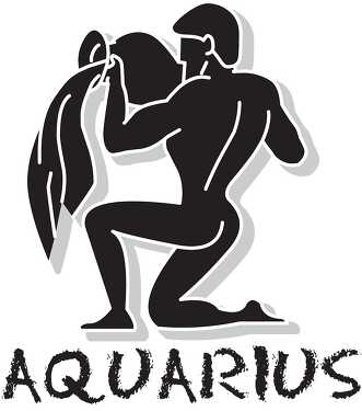 aquarius horoscope silhouette