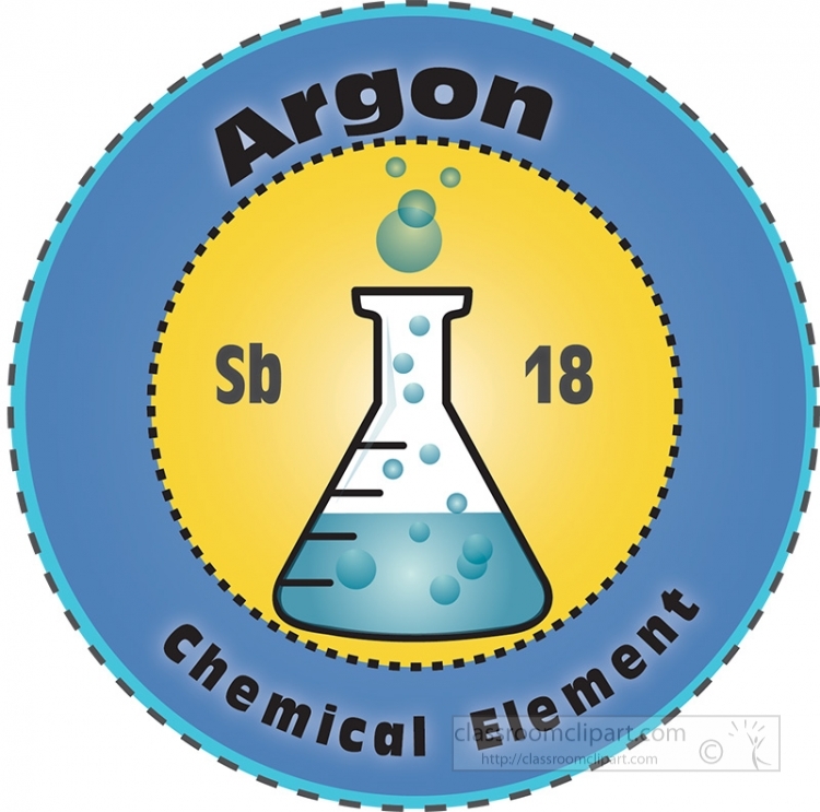 Argon chemical element 