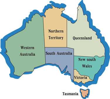 free clipart australia map