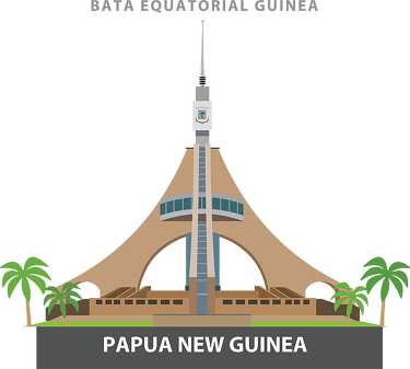 bata equatorial guinea africa vector clipart