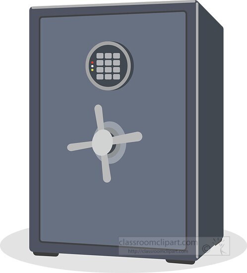 biometric safe clipart