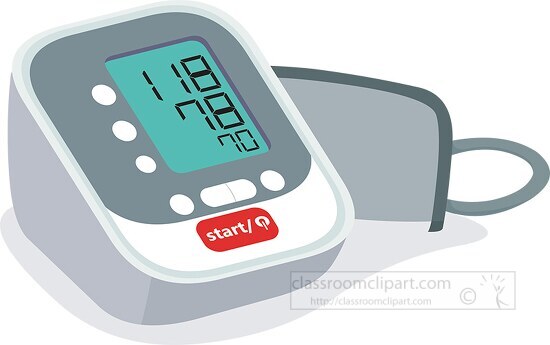 blood pressure monitor clipart