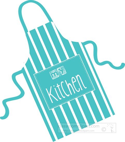 blue apron clipart style my kitchen 22a