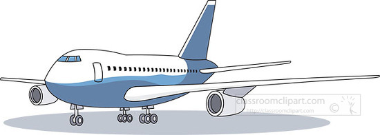 Aircraft Clipart-boeing 787 passenger jet clipart 5972