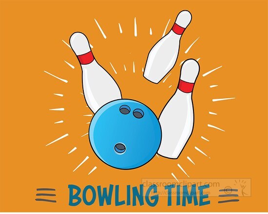 bowling time clipart