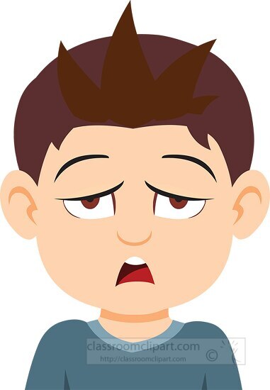 boy character dazea expression clipart