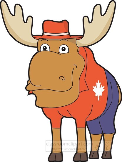 canadian moose clipart